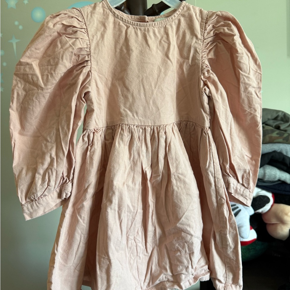 Kids Blush Long Sleeve Dress